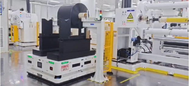 Application of AGV trolley in battery workshop project of consumer battery enterprise